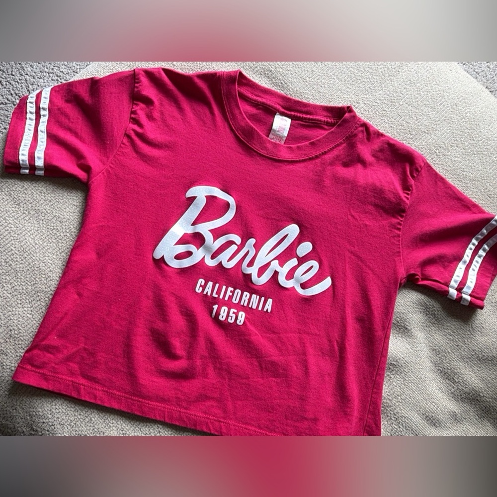 J. Jill Red Barbie Graphic Tee